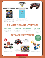 Monster Jam: Pedal to the Metal Activity Book (Includes Grave Digger truck!) by Scholastic