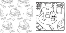 Pocket Peaches Sweet & Simple Coloring Book