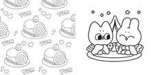 Pocket Peaches Sweet & Simple Coloring Book