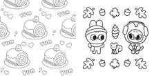 Pocket Peaches Sweet & Simple Coloring Book