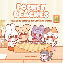 Pocket Peaches Sweet & Simple Coloring Book cover image