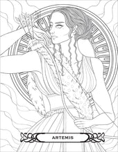 Badass Women of Greek Mythology Coloring Book: 45 Goddesses, Mortals, and Monsters to Color by Tamphanon