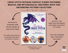 Fantasy Cross-Stitch: Create Legendary Beasts, Mythical Spirits, and Fairy-Tale Realms to Adorn Your Castle Halls By Kleinbussink