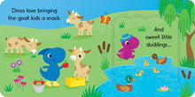 Dinos Love Tractors - A Lift-a-Flap Dinosaur Farm Board Book for Babies and Toddlers