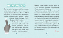 Cat Butts Cross-Stitch Kit: Includes 4 Patterns