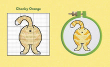 Cat Butts Cross-Stitch Kit: Includes 4 Patterns