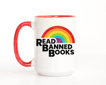 Read Banned Books Red Coffee Mug 