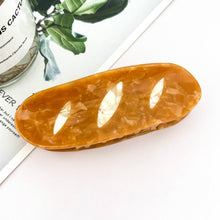 Baguette Acetate Hair Claw Clip – Creative & Fun: Brown