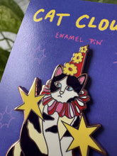 Cat Clown Enamel Pin