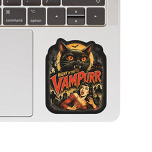 Night of the Vampurr Retro Vinyl Sticker