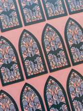 Dragon Stainglass Bookmark: Purple & Orange
