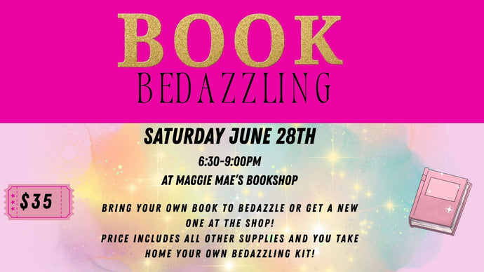Book Bedazzling Craft Night