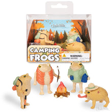 Camping Frogs Figurines