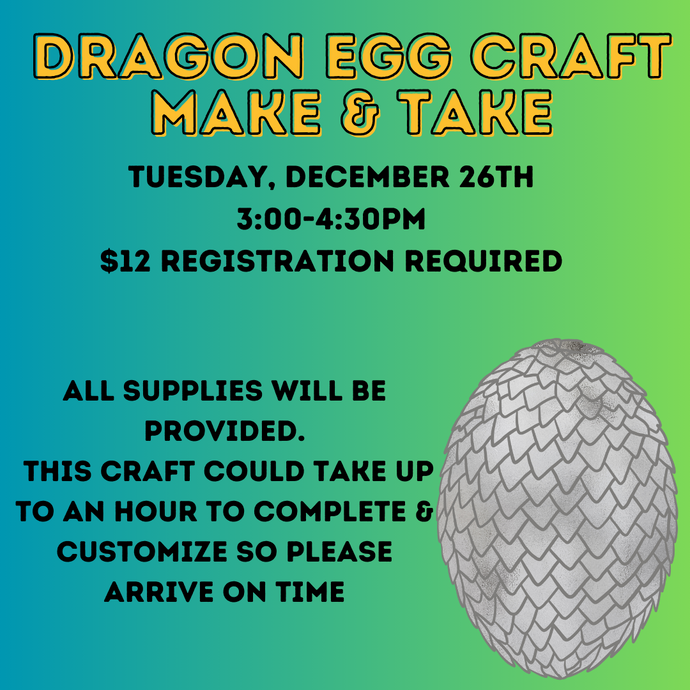 Dragon Egg Make and Take