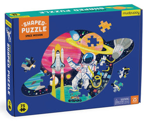 Space Mission Shaped Puzzle 75 Pc.