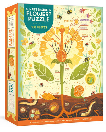 What’s Inside A Flower 500 Piece Puzzle