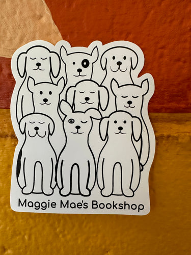 Maggie Mae's Bookshop Dogs  Stickers