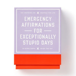 Emergency Affirmations for Exceptionally Stupid Days
