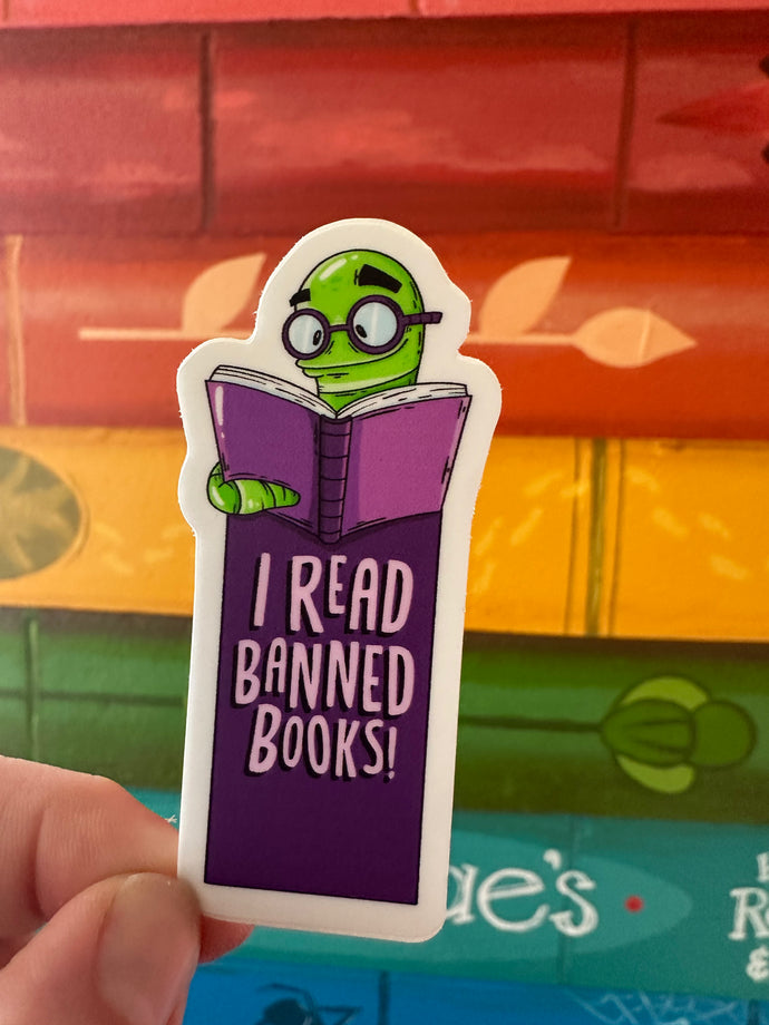I Read Banned Books Sticker
