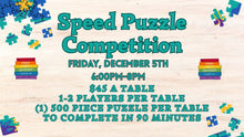 Speed Puzzle Competition 12/5