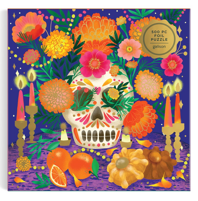 Ofrenda del Día de Muertos 500 Piece Foil Puzzle