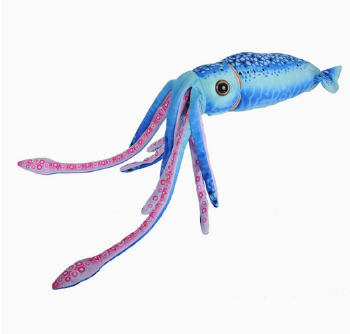 Blue Squid Plush