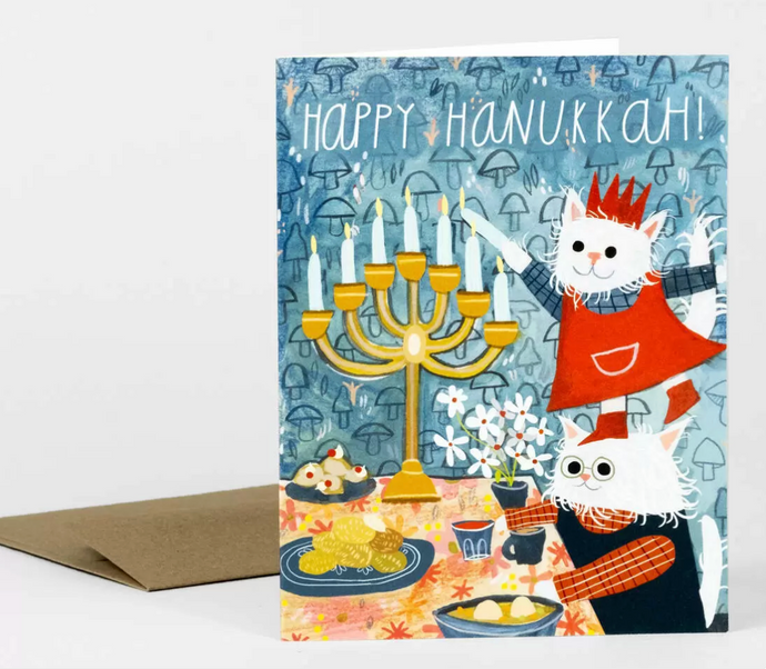 Happy Hanukkah Greeting Card