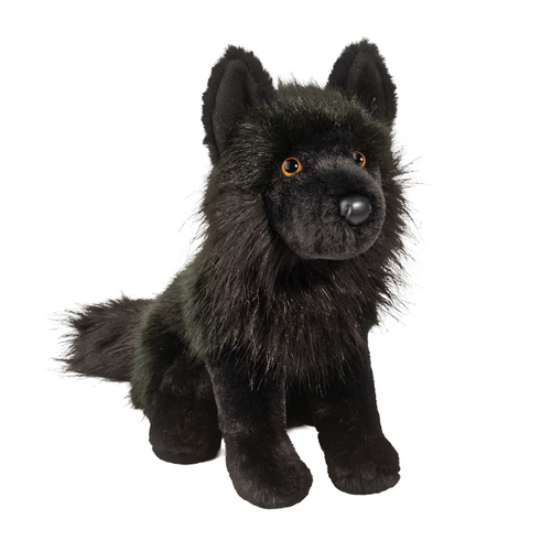 Vilkas Black Wolf Plush
