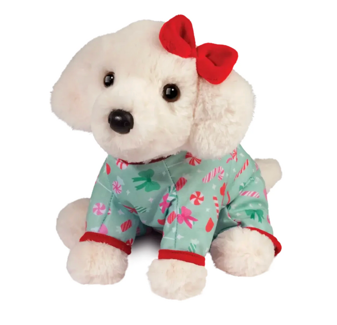 White Lab with Pj's Plush