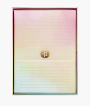 True Colors Pastel Rainbow Lined Stationery