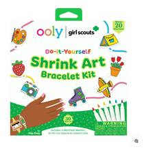 Ooly X Girl Scouts: Do-It-Yourself Shrink Art Bracelet Kit (30 PC Set)