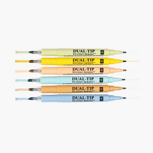 Earth Tone Dual-Tip Highlighters (set of 6)