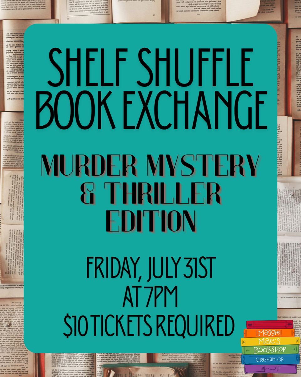 Shelf Shuffle Book Exchange: Murder Mystery & Thriller Edition – Maggie ...