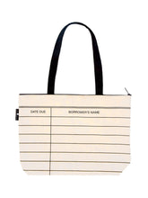 Library Card Market Tote Bag