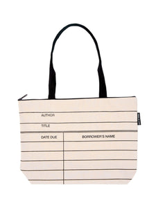 Library Card Market Tote Bag