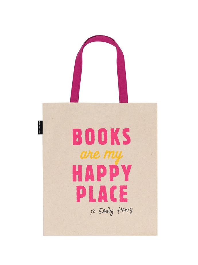 Books Are My Happy Place Tote
