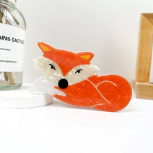 Fox PVC Hair Claw Clip