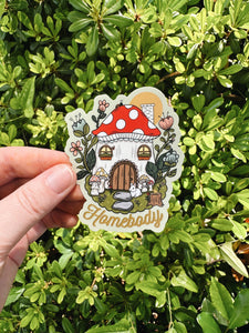 Mushroom Homebody Sticker