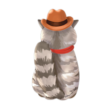 Western Cat Die-Cut Bookmark