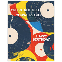 Retro Records Birthday Card