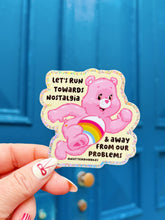 Let’s Run Towards Nostalgia Care Bear Vinyl Sticker