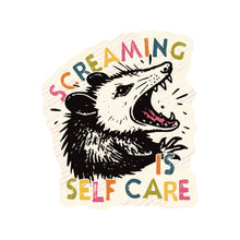 Screaming is Self Care Vinyl Sticker
