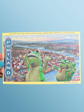 POSTCARD Portland Frogs