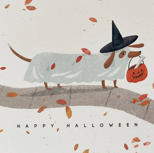 Happy Halloween Dog Greeting Card