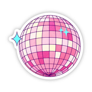 Discoball Pink Sticker – Maggie Mae's Bookshop
