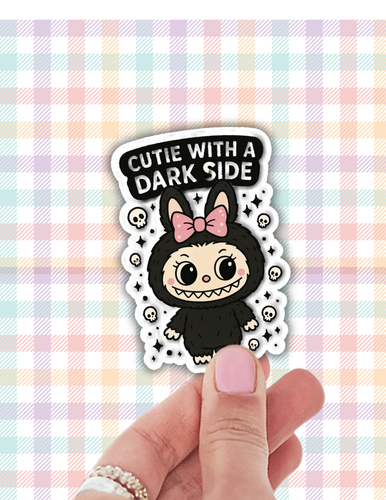 Cutie With A Dark Side (Cute Monster) Sticker