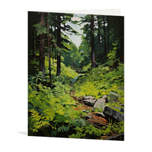 Into the Forest Trail Notecard