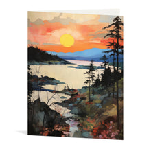 Sunrise River Blank Notecard
