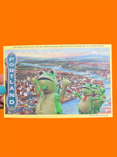 POSTCARD Portland Frogs