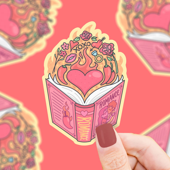 Spicy Romance Smut Book Club  Vinyl Sticker